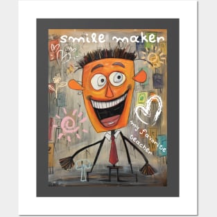 Smile maker Posters and Art